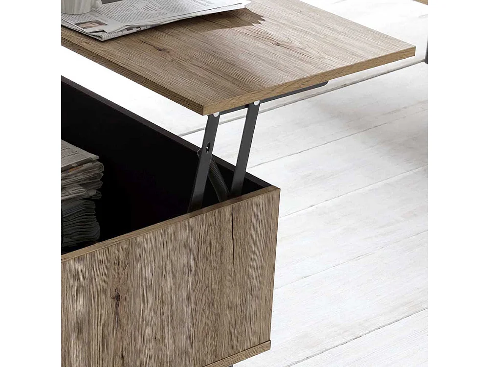 Couchtisch in Grey Wash Optik 100 cm breit