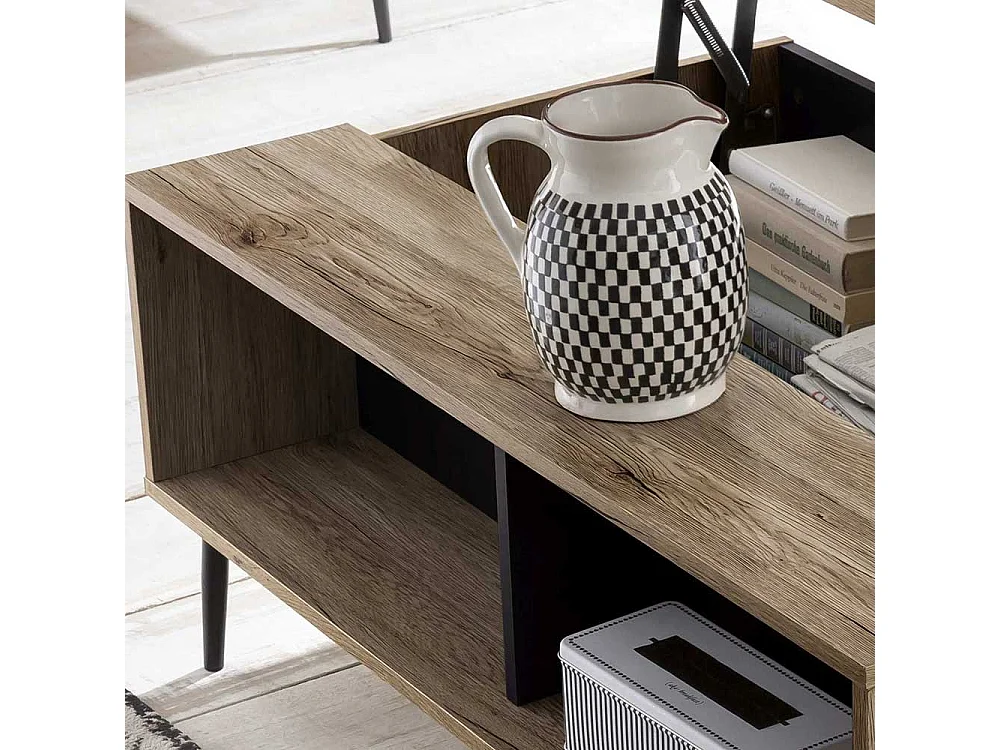 Couchtisch in Grey Wash Optik 100 cm breit