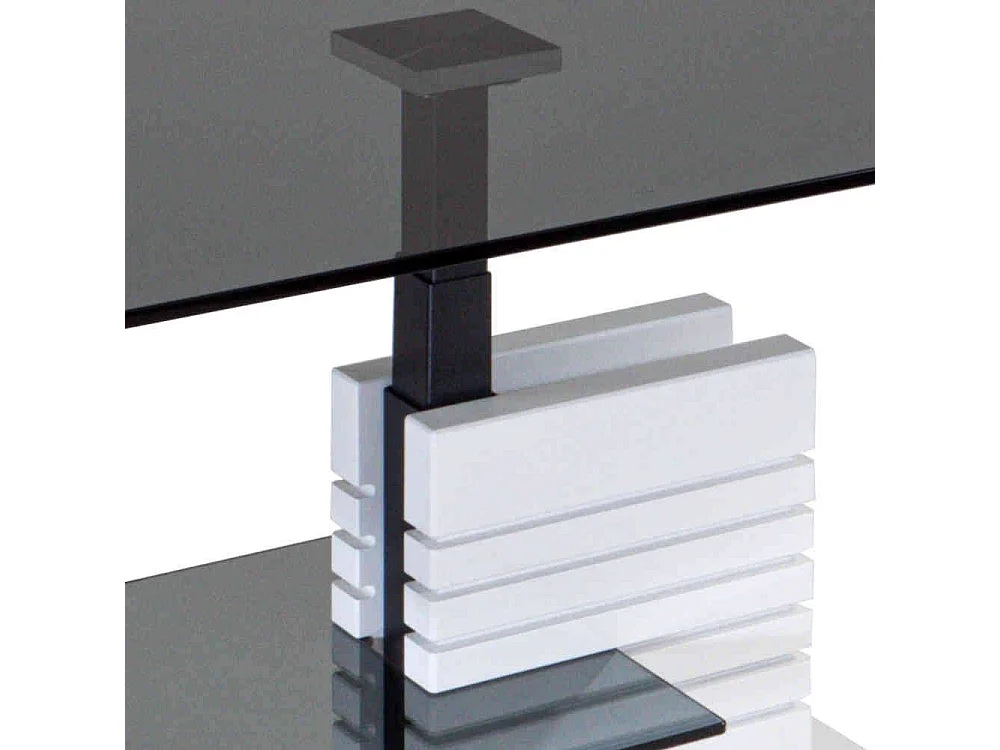 Couchtisch aus Sicherheitsglas Buche Massivholz