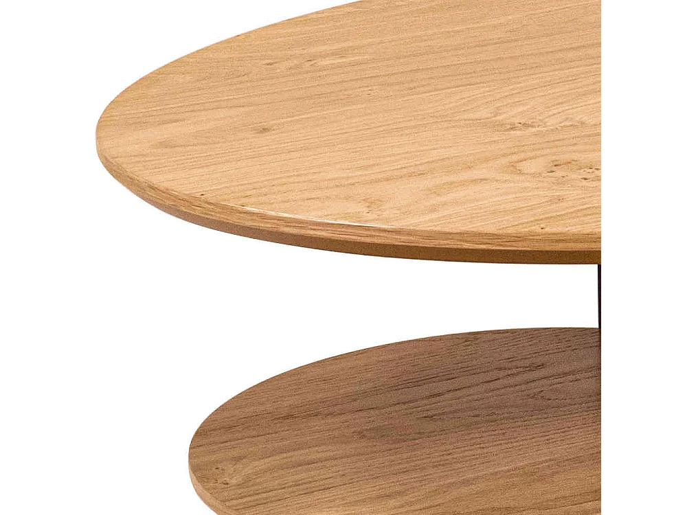 Sofa Tisch höhenverstellbar in Wildeichefarben Anthrazit