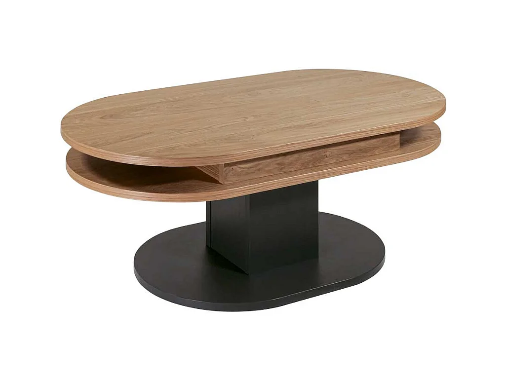 Couchtisch mit Staufach schwenkbarer Tischplatte