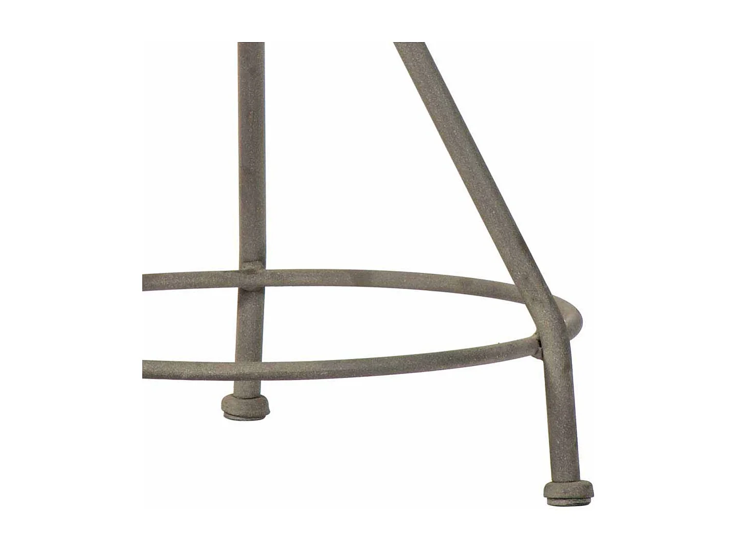 Runder Sitzhocker rustikal für Küche höhenverstellbar