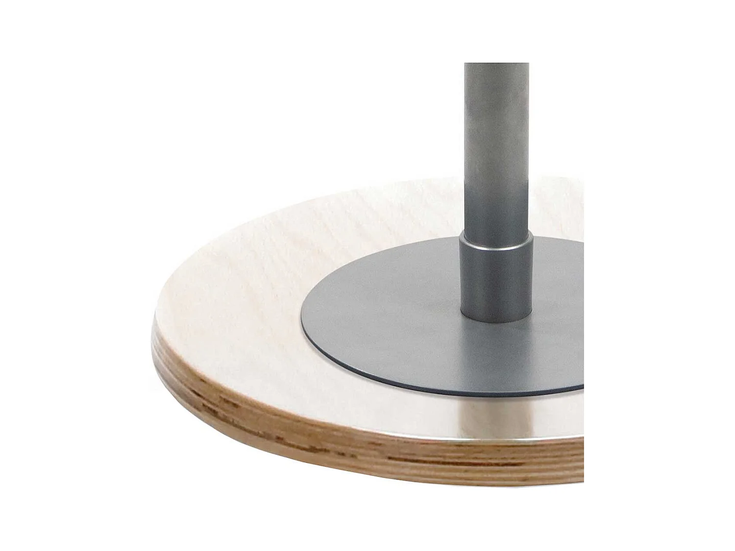 Pendelhocker mit Sattelsitz in Weiß höhenverstellbar durch Gasdruckfeder