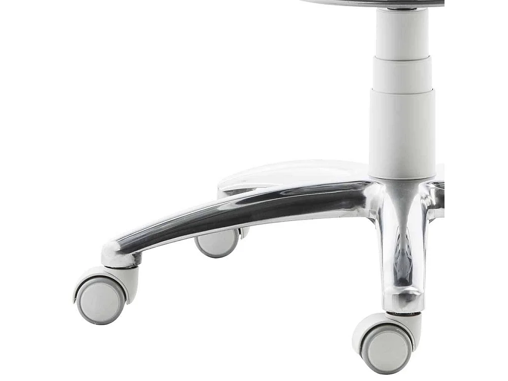 Büro Arbeitshocker durch Gasdruck höhenverstellbar gepolsterter Rückenlehne