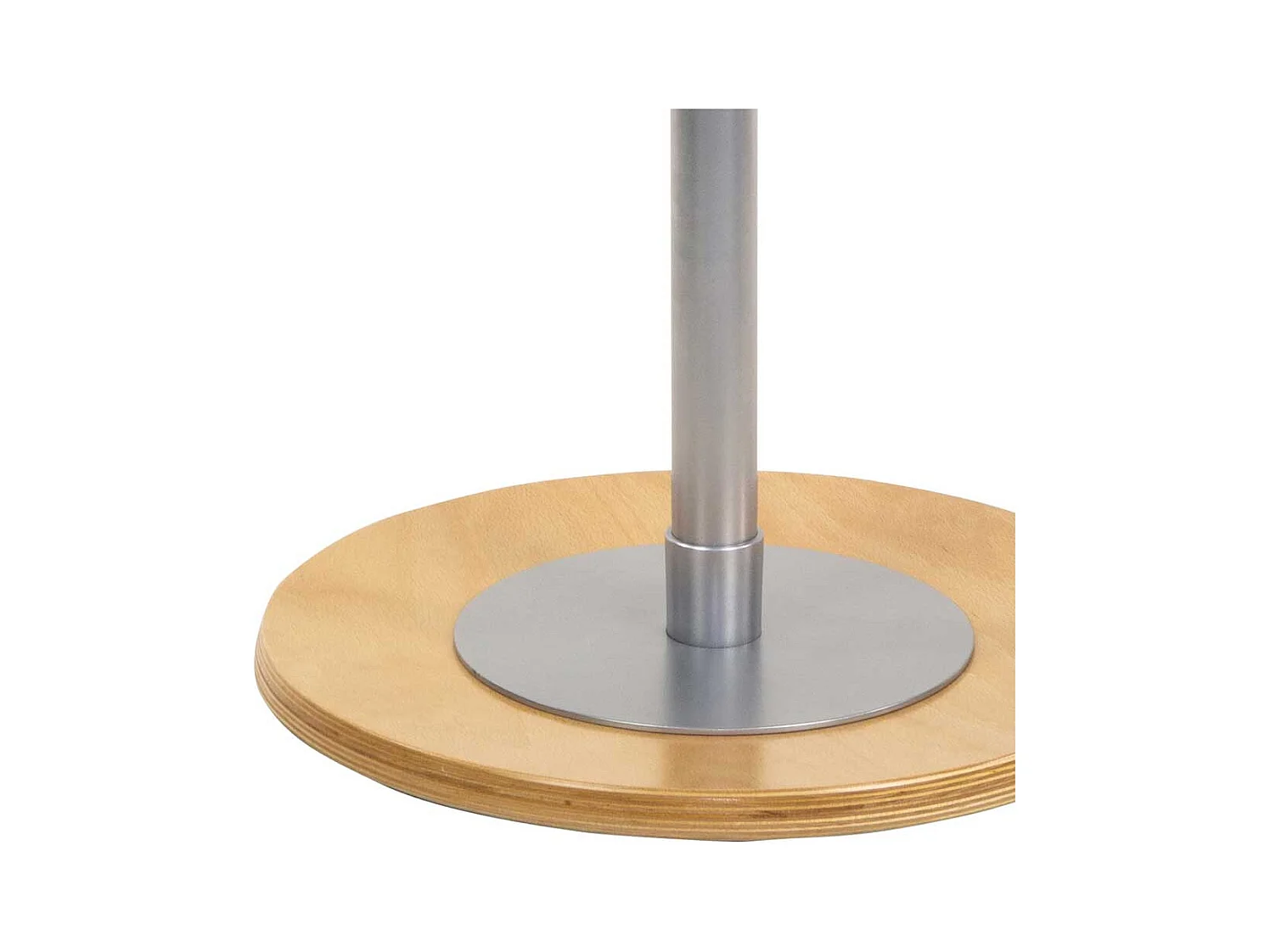 Ergonomischer Hocker mit Sattelsitz Weiß Kunstleder