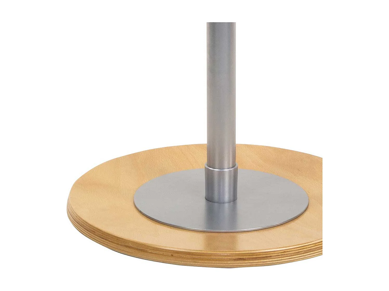 Ergonomischer Hocker mit Sattelsitz Weiß Kunstleder