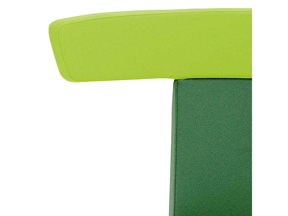 Arbeitsdrehhocker in modernem Design gepolsterter Rückenlehne