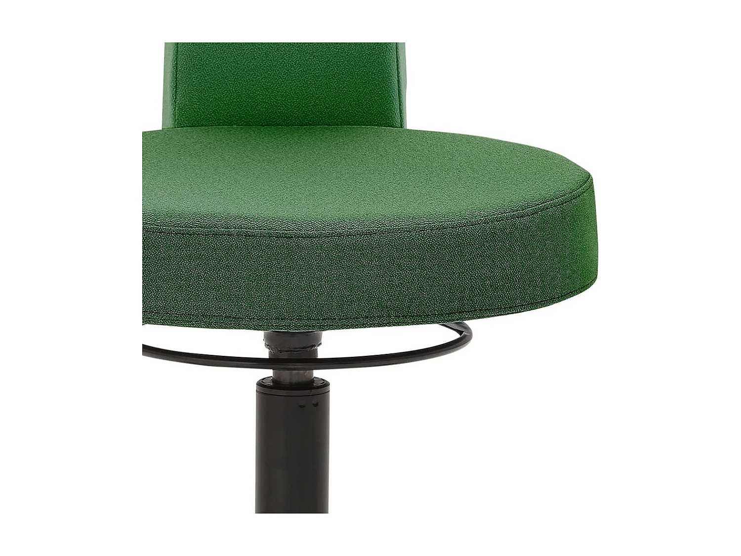 Arbeitsdrehhocker in modernem Design gepolsterter Rückenlehne