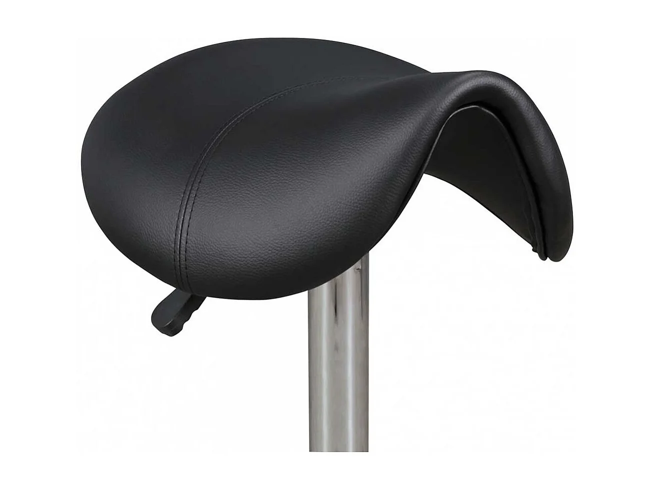 Hocker mit Sattelsitz drehbar weichen Kunststoffrollen