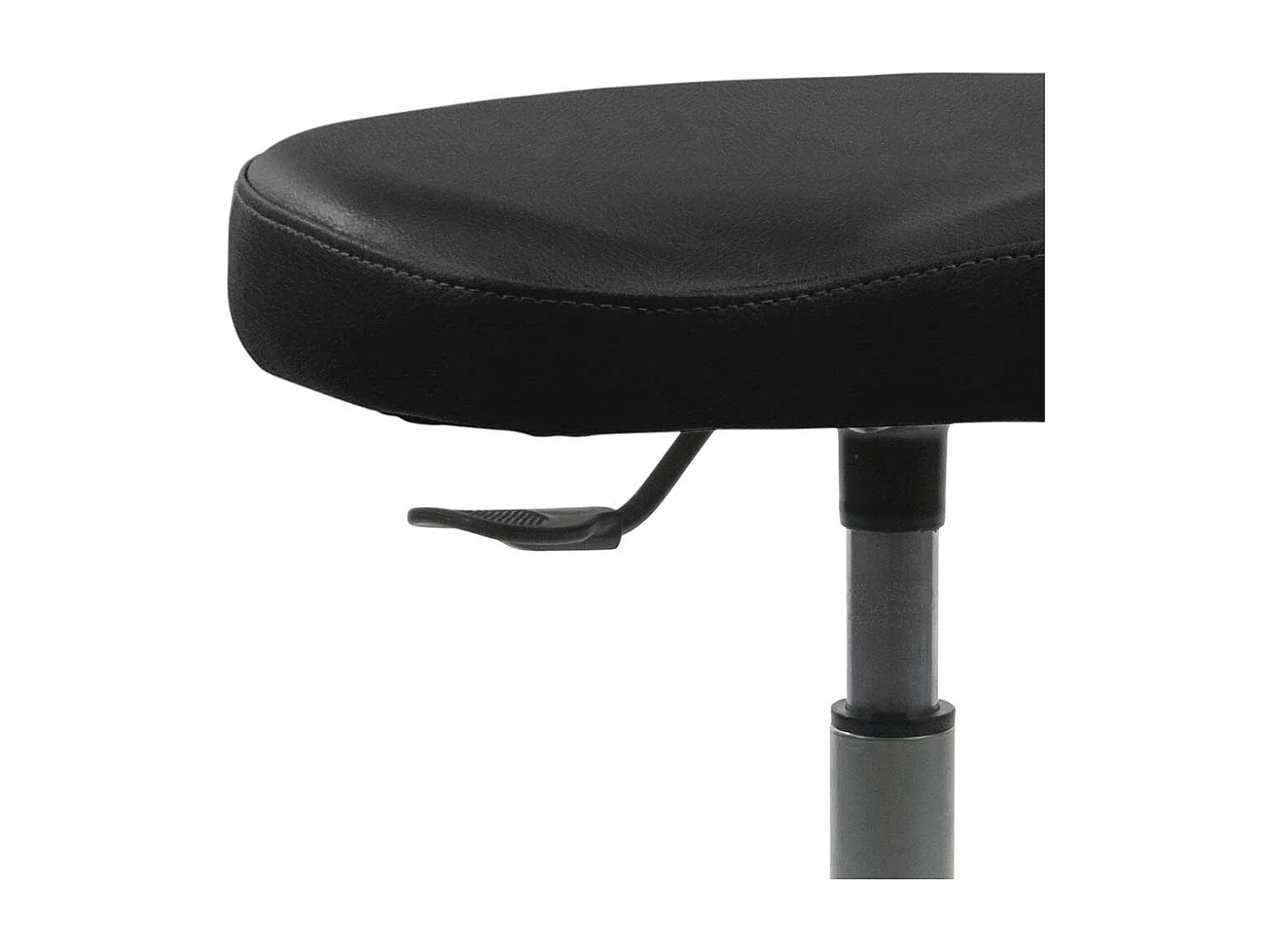 Kunstleder Pendelhocker durch Gasdruck höhenverstellbar Made in Germany