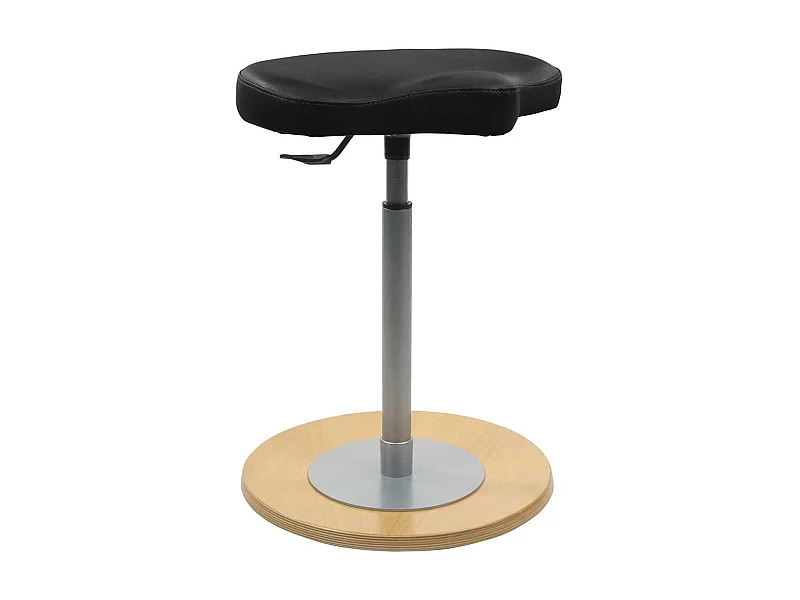 Kunstleder Pendelhocker durch Gasdruck höhenverstellbar Made in Germany