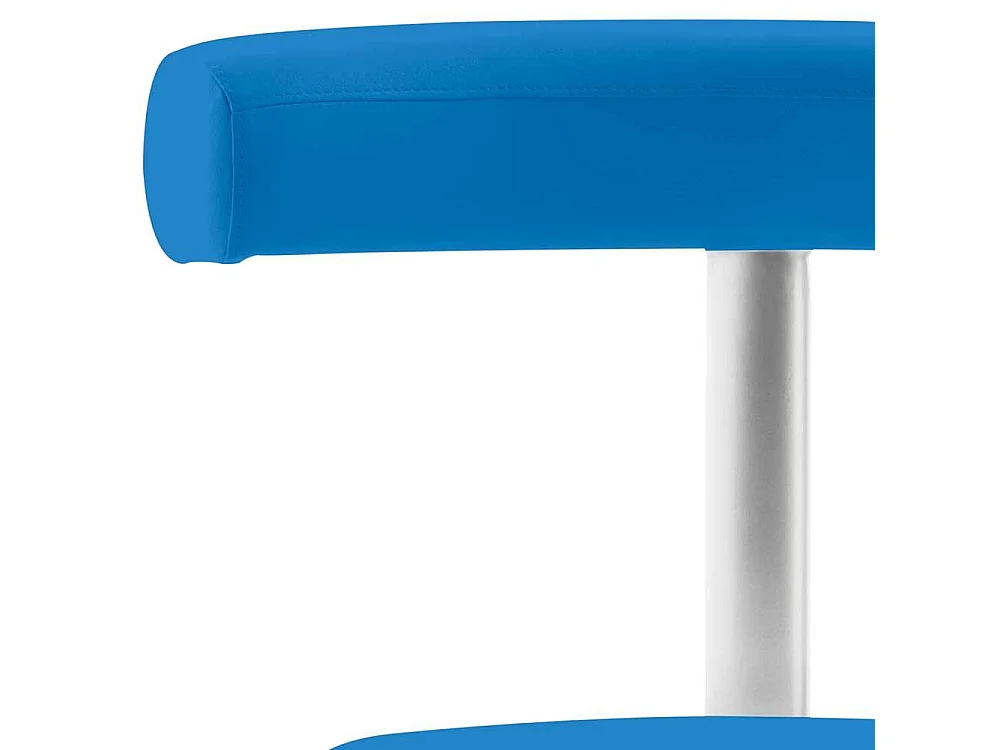 Moderner Arbeitshocker mit gepolsterter Rückenlehne drehbar