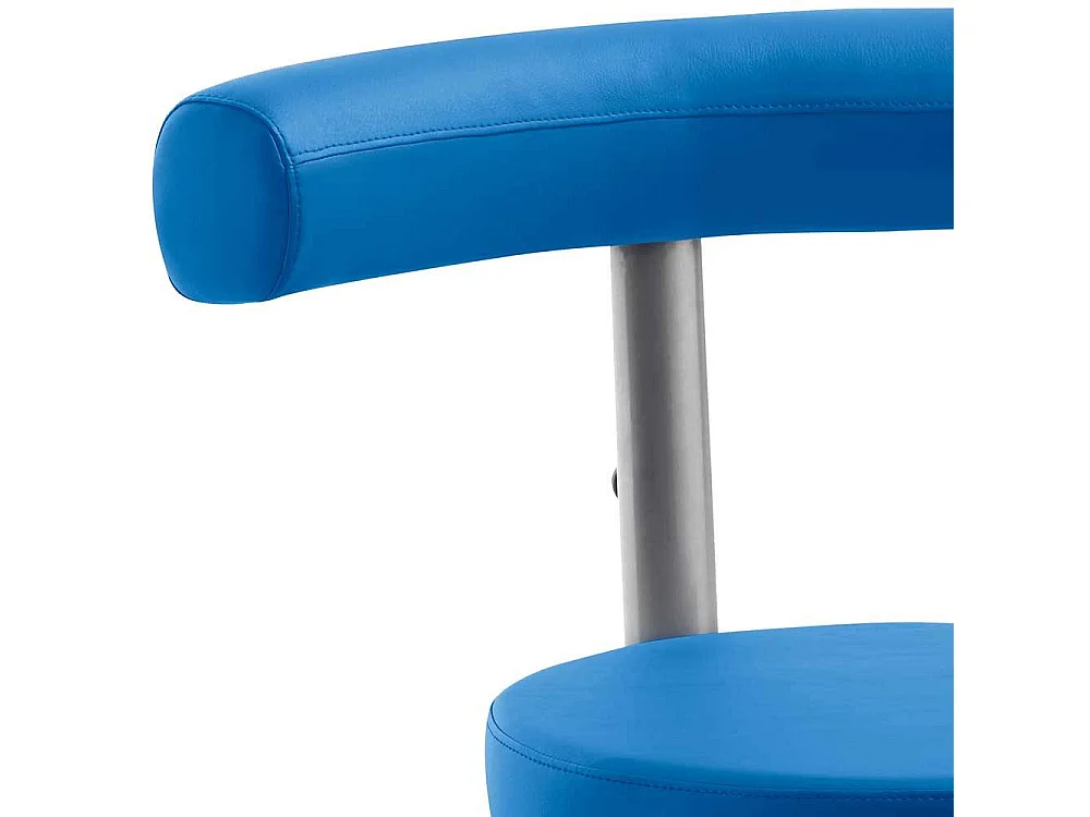 Höhenverstellbarer Arbeitshocker in Blau Schwarz