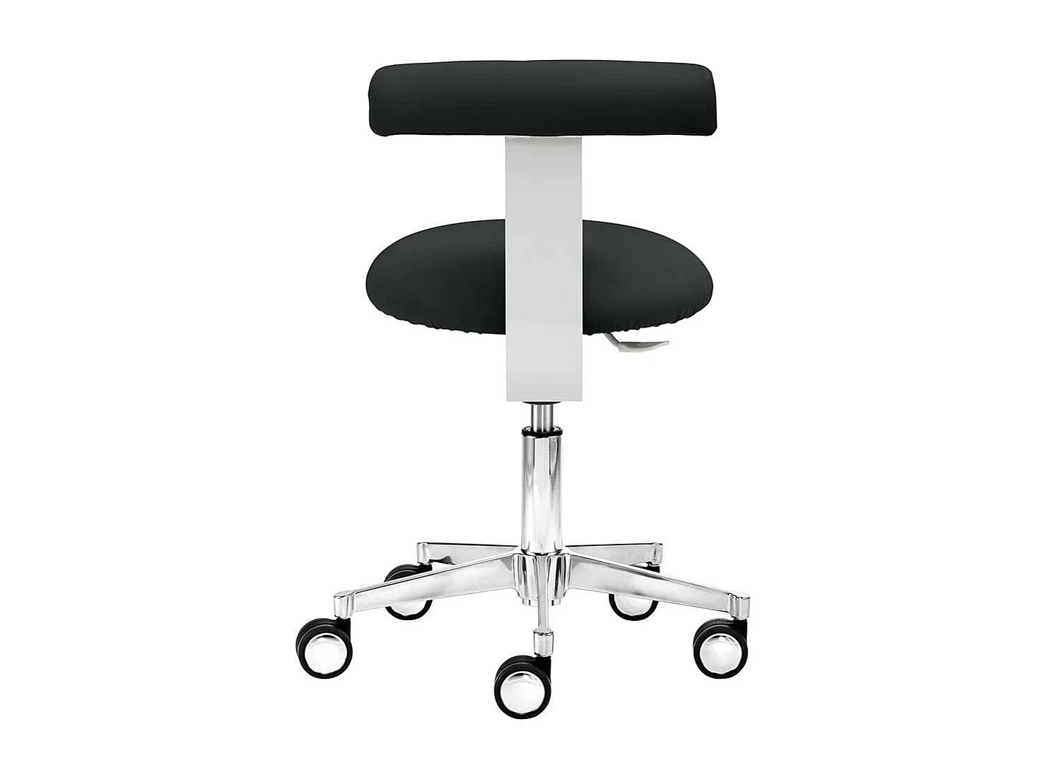 Büro Arbeitsdrehhocker mit gepolsterter Rückenlehne modernem Design