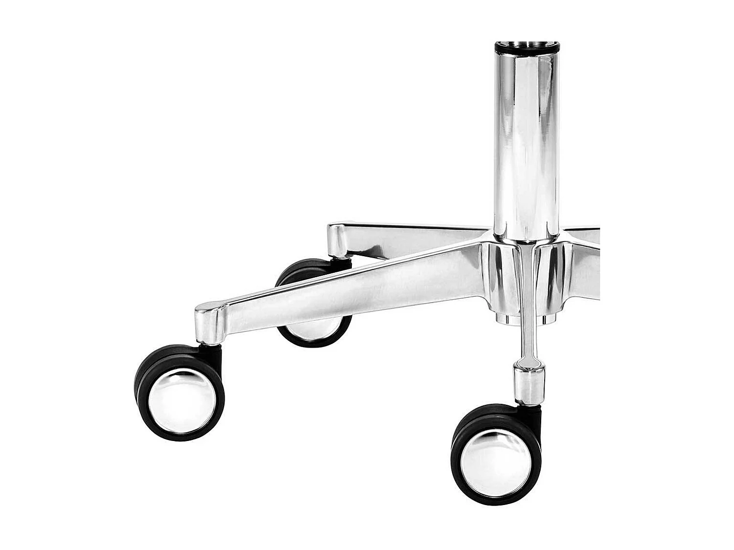 Büro Arbeitsdrehhocker mit gepolsterter Rückenlehne modernem Design