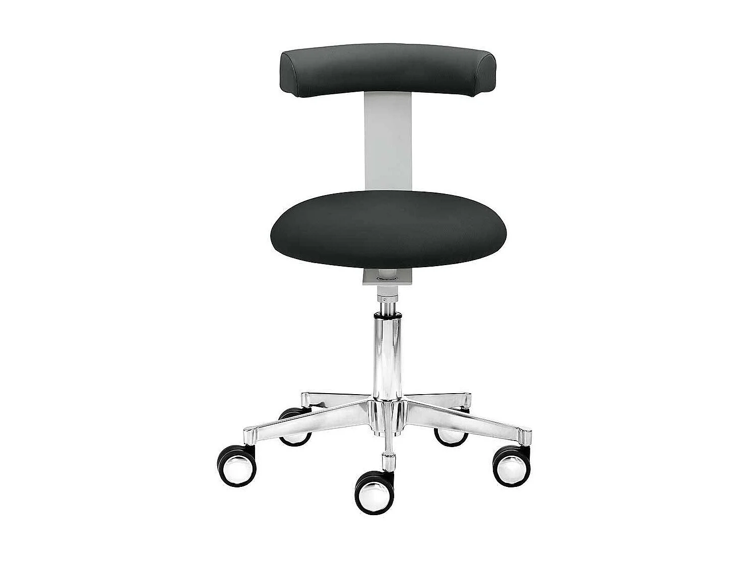 Büro Arbeitsdrehhocker mit gepolsterter Rückenlehne modernem Design