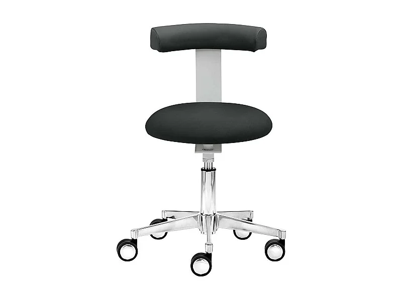 Büro Arbeitsdrehhocker mit gepolsterter Rückenlehne modernem Design