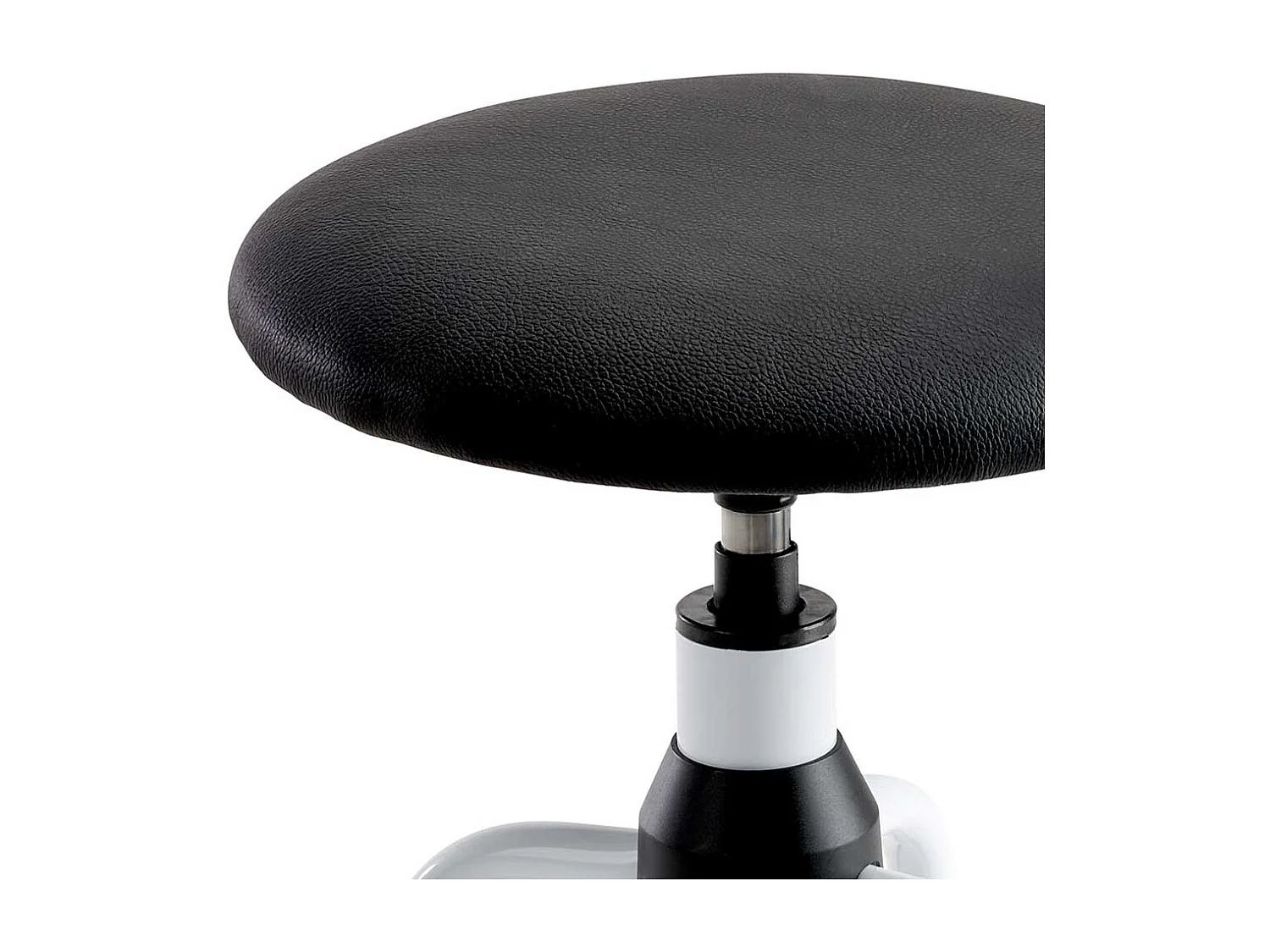 Arbeitshocker drehbar Vierfußgestell aus Metall