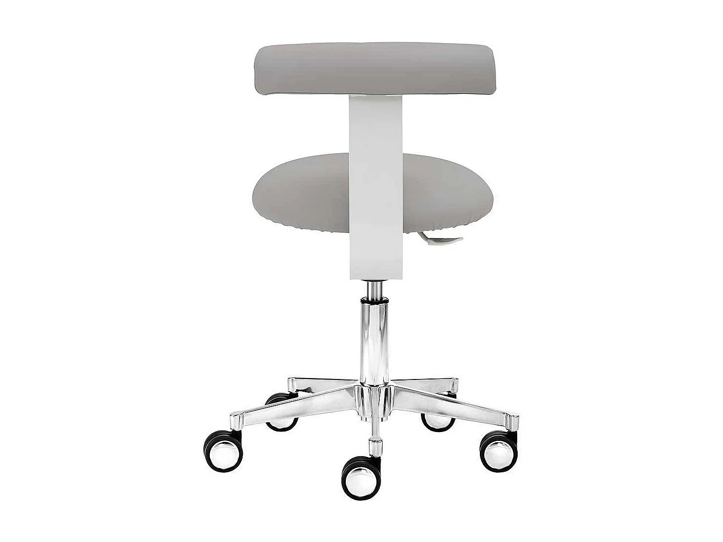 Bürohocker in modernem Design gepolsterter Rückenlehne