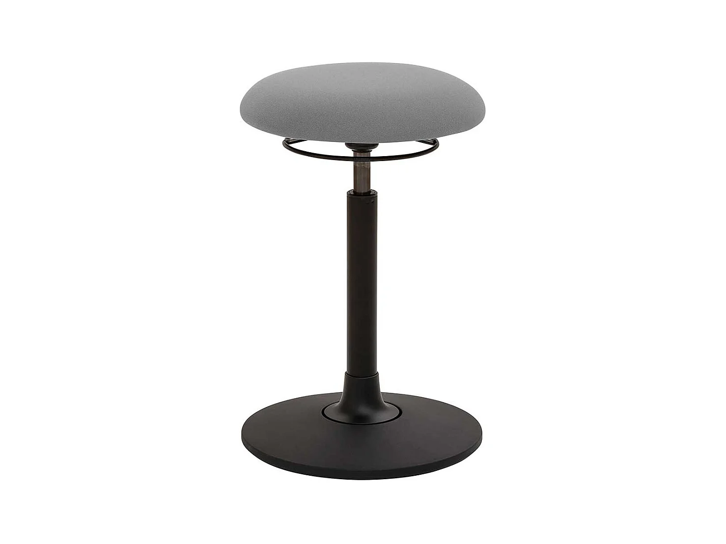 Schreibtisch Pendelhocker in runder Form 39 cm Sitztiefe