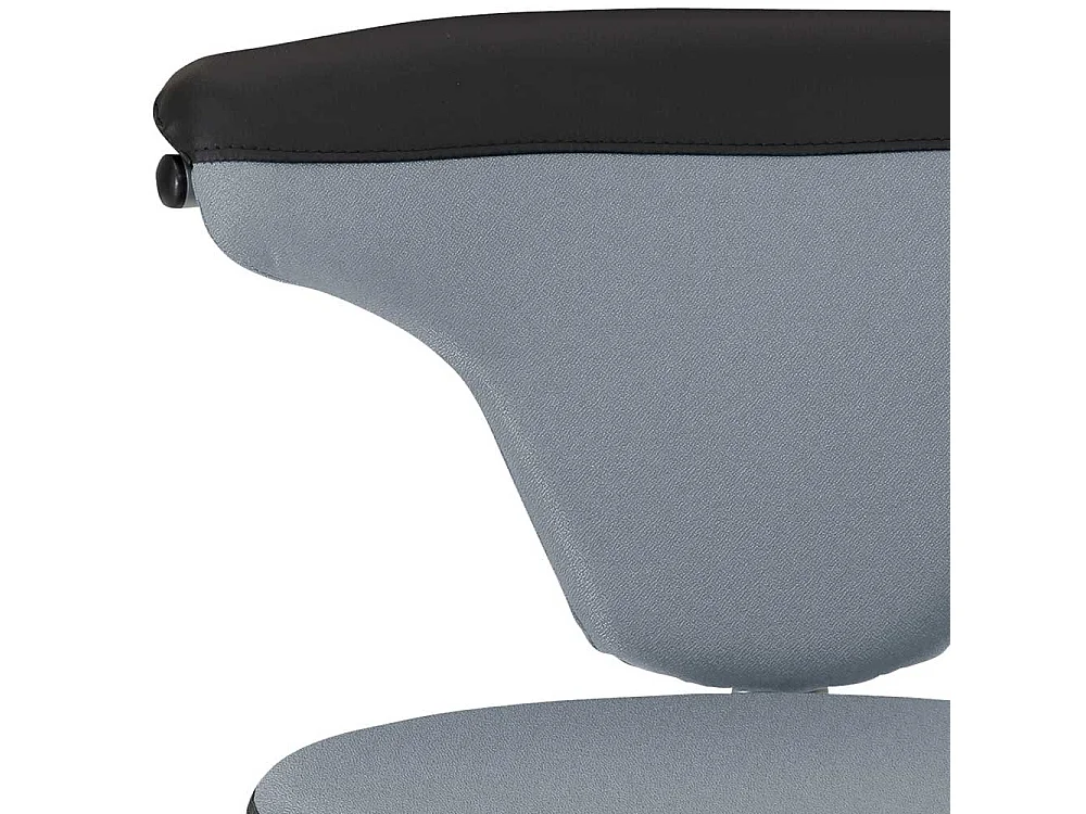 Arbeitshocker durch Gasdruck höhenverstellbar gepolsterter Rückenlehne