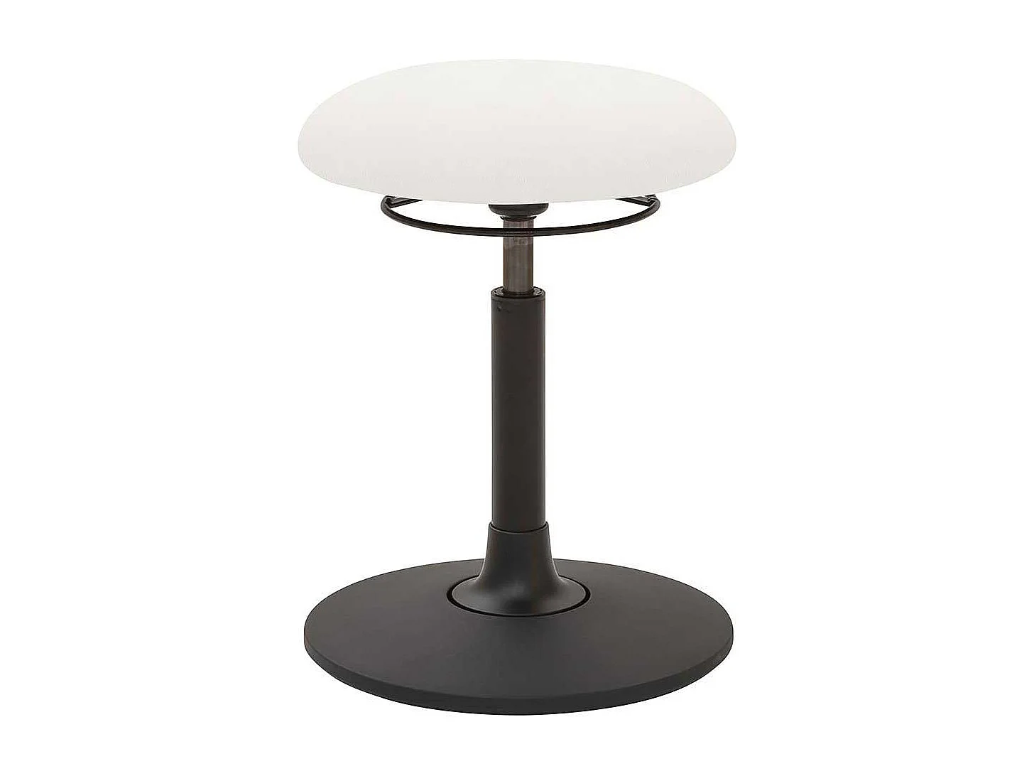 Bürohocker aus Kunstleder Kunststoff