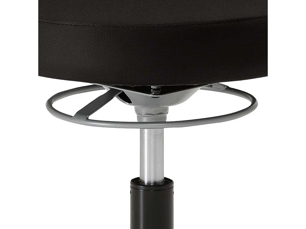 Drehhocker mit gepolsterter Rückenlehne Gasdruck höhenverstellbar