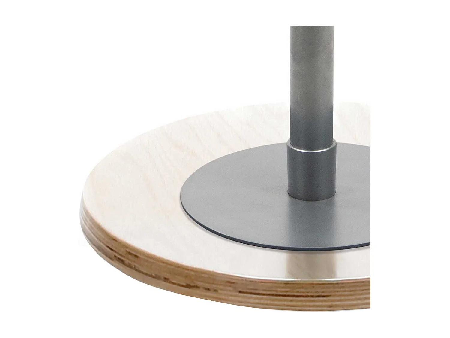 Pendelhocker mit Kunstleder Sattelsitz Schwarz höhenverstellbar