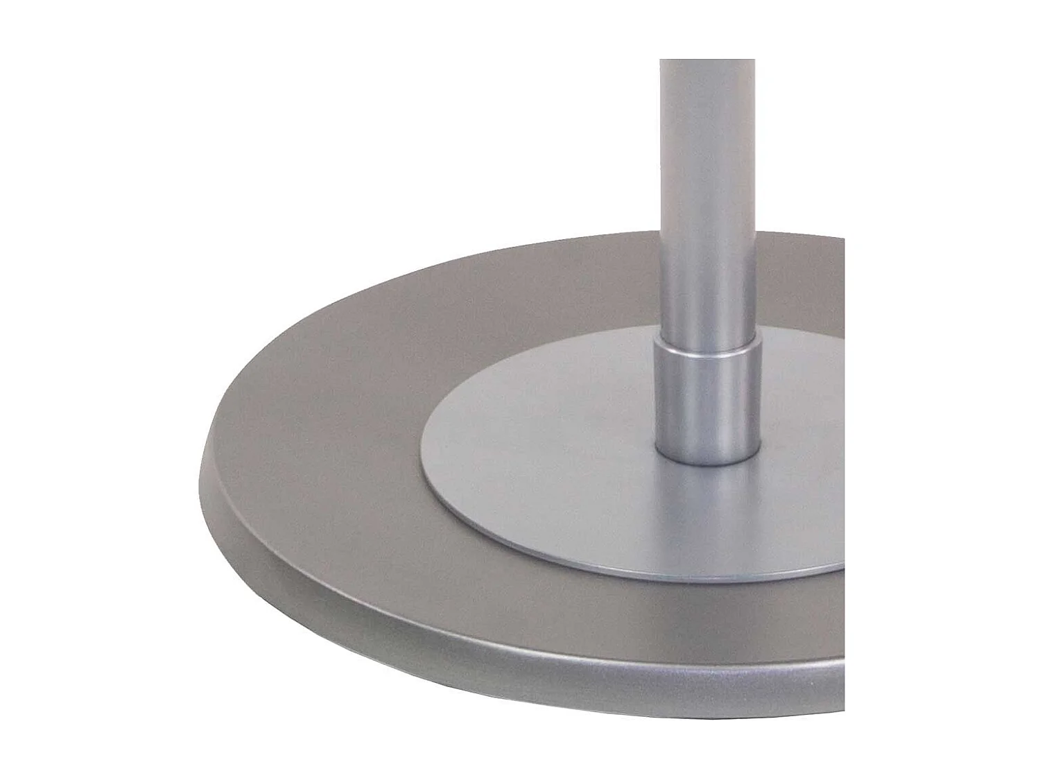 Arbeitshocker in Schwarz Silberfarben