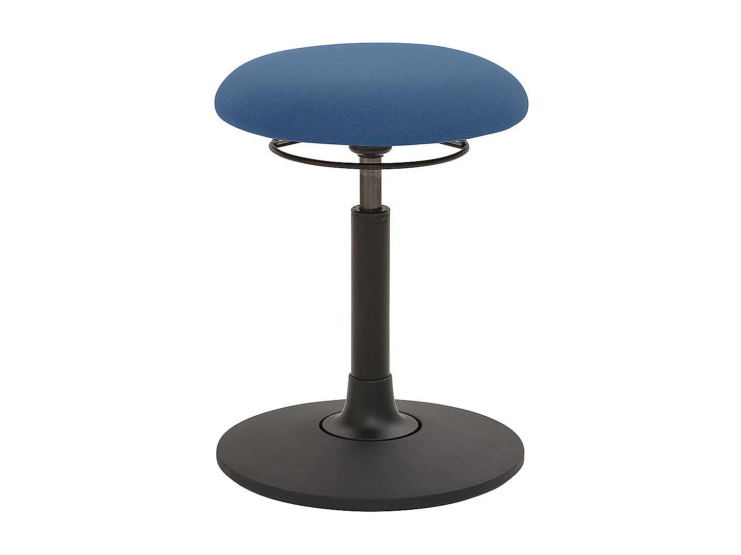 Runder Pendelhocker Made in Germany Tellerfuß