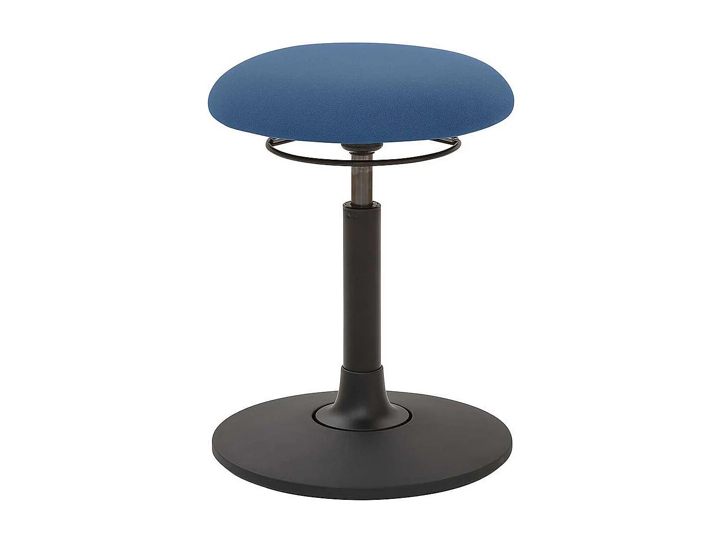 Runder Pendelhocker Made in Germany Tellerfuß