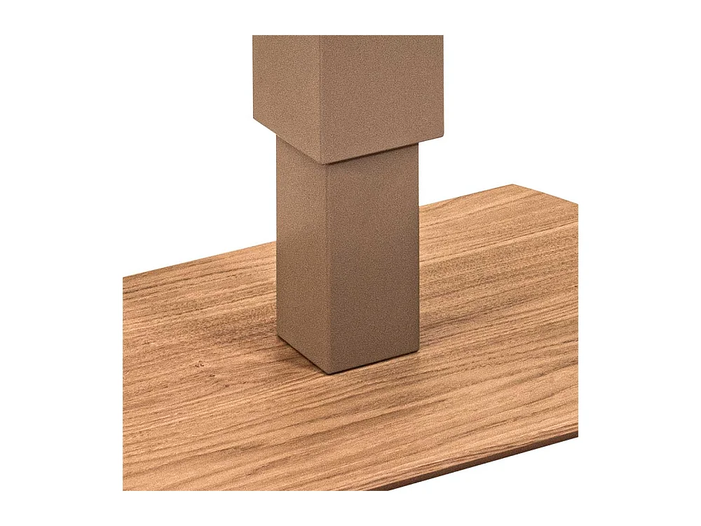 Moderner Couchtisch in Wildeiche Bianco stufenlos höhenverstellbar