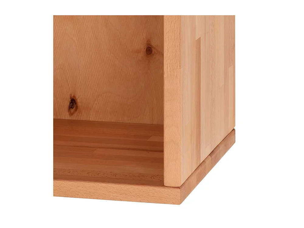 Holz Regalwürfel aus Kernbuche Massivholz 20 cm oder 35 cm tief