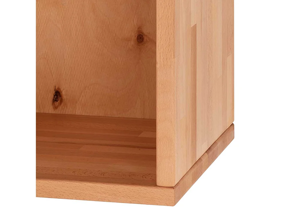 Holz Regalwürfel aus Kernbuche Massivholz 20 cm oder 35 cm tief