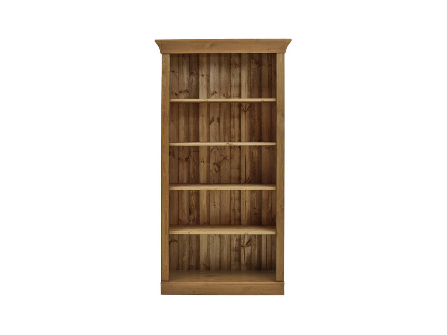 Landhaus Bücherregal aus Kiefer Massivholz gelaugt und geölt