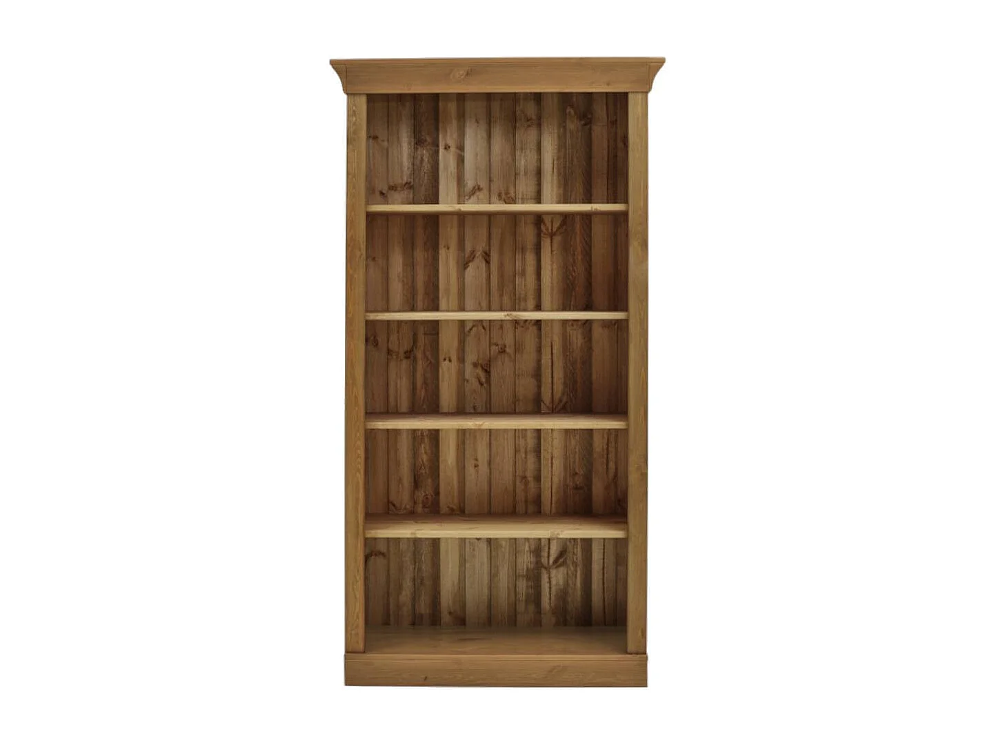 Landhaus Bücherregal aus Kiefer Massivholz gelaugt und geölt