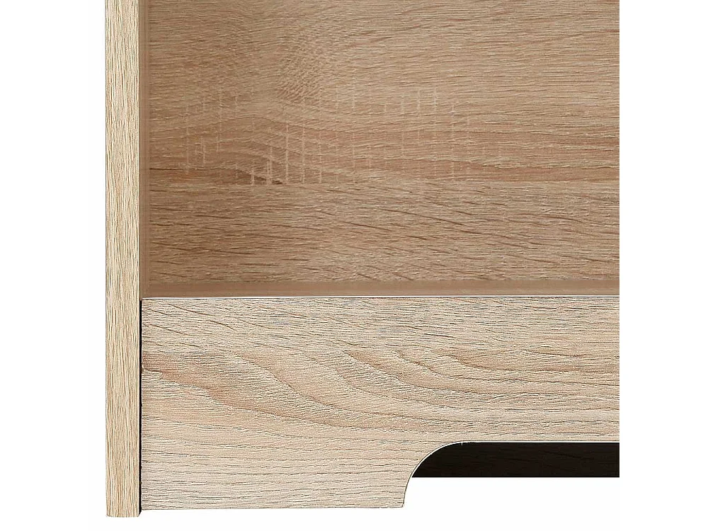 Regal in Eichefarben 75 cm breit