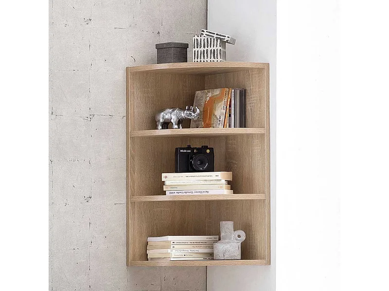 Wandregal in Sonoma-Eiche 30 cm breit