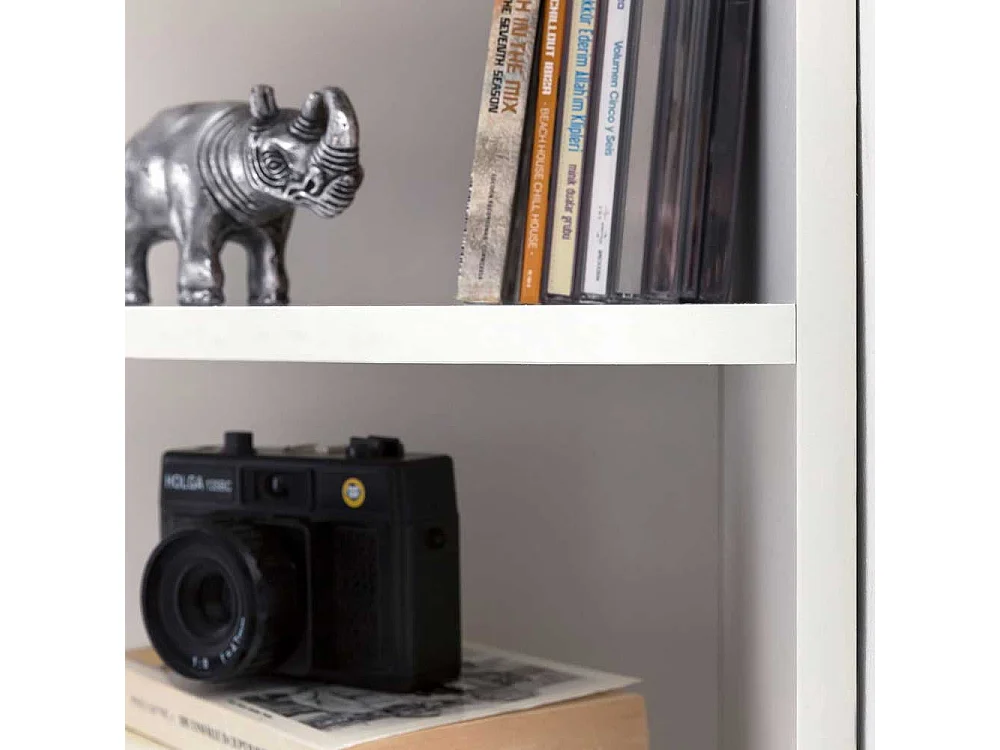 Eck Hängeregal in Weiß 30 cm breit