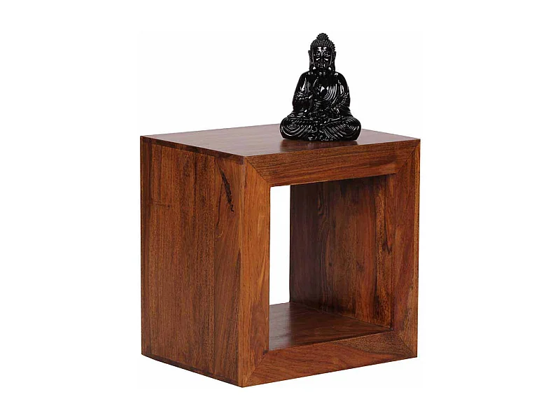 Regalwürfel aus Sheesham massiv lackiert