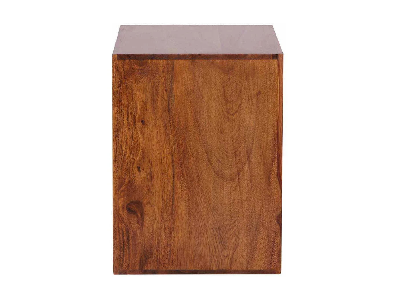 Regalwürfel aus Sheesham massiv lackiert