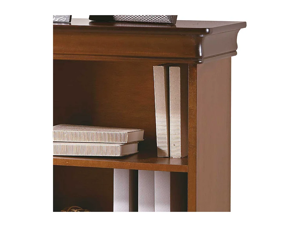 Bücher Regal Luigi Filippo Stil in Nussbaumfarben 85 cm breit