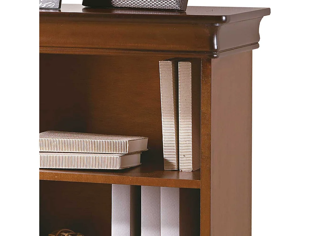 Bücher Regal Luigi Filippo Stil in Nussbaumfarben 85 cm breit