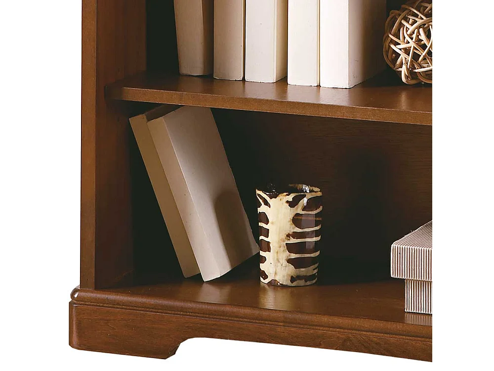Bücher Regal Luigi Filippo Stil in Nussbaumfarben 85 cm breit