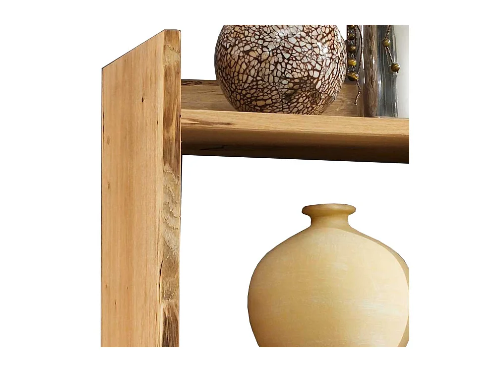 Echtholz Regal mit Baumkanten Eiche