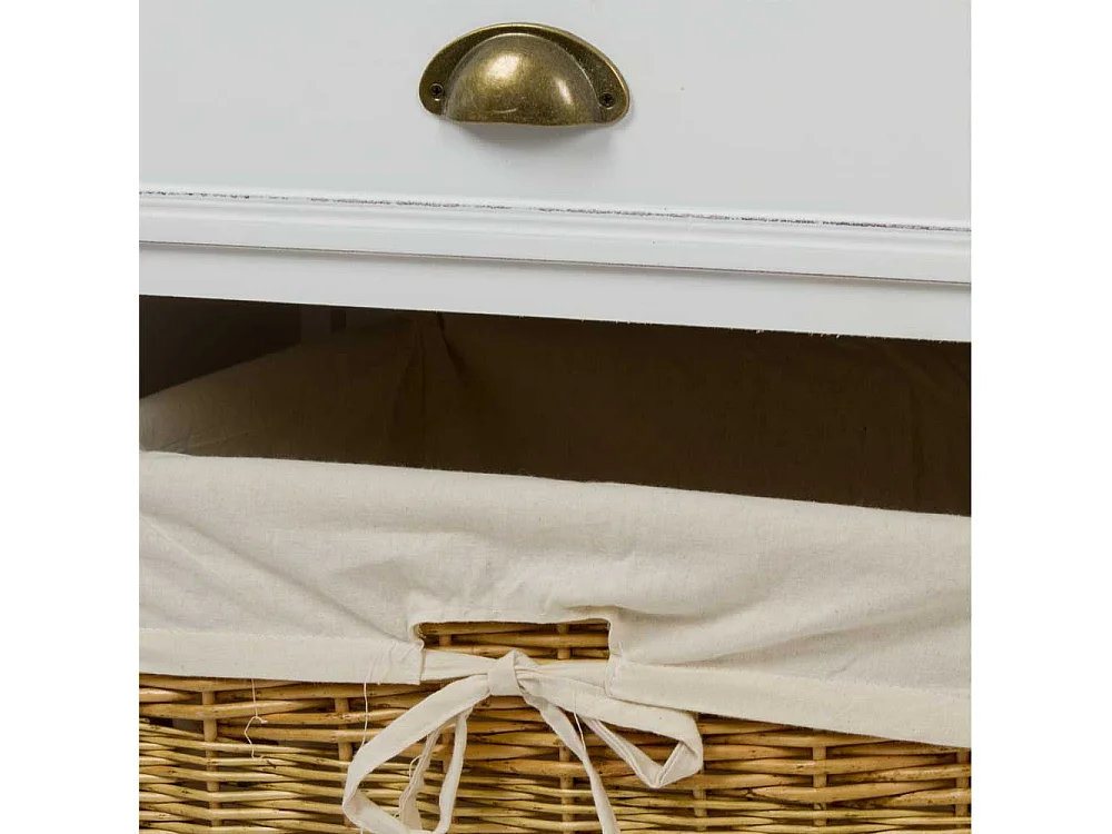 Bücherregal mit Körben Landhaus