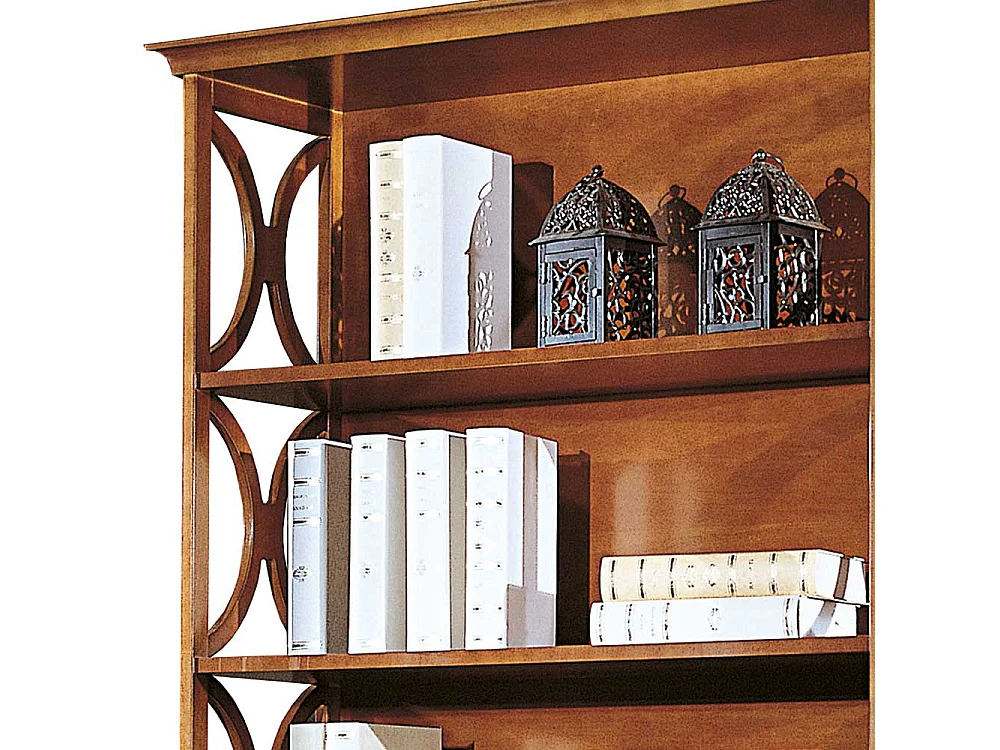 Buecherregal in Nussbaumfarben italienischem Design