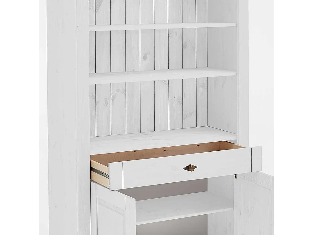 Esszimmer Regal in Weiß Kiefer lackiert