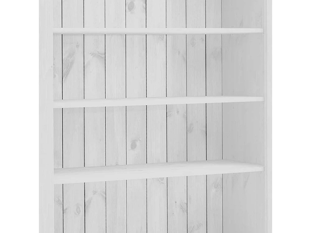 Regal in Weiß Kiefer teilmassiv Landhausstil