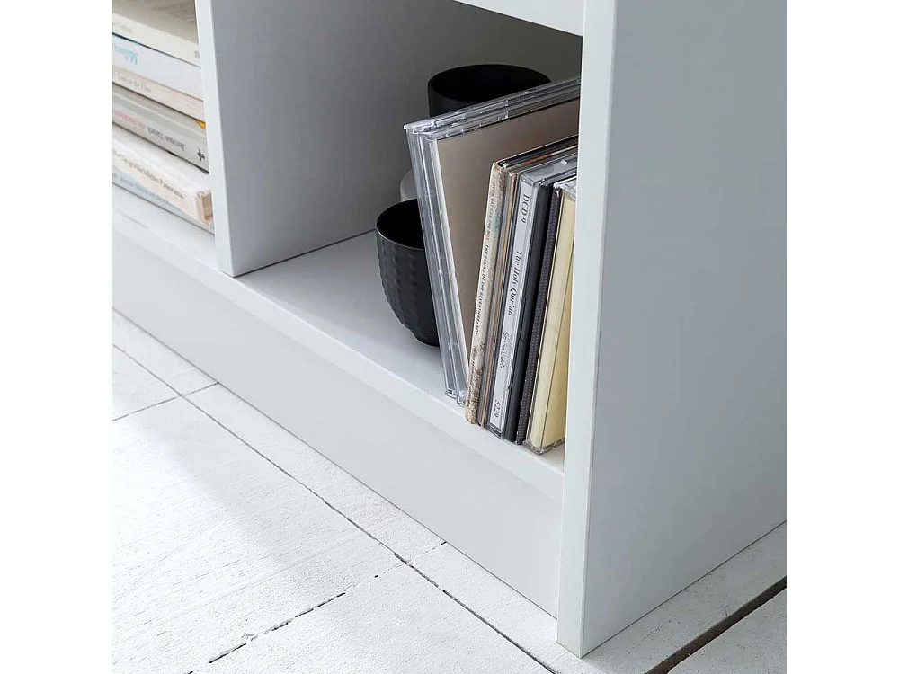 Kleines Regal in Weiß 30 cm tief